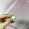 Inel alb 15mm
