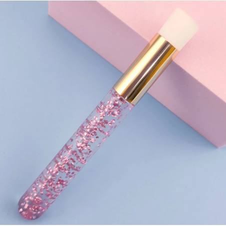Pensula pentru curatarea extensiilor de gene- Glitter, diverse culori