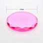 Adhesive support for eyelash extensions, pink crystal