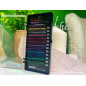 Eyelashes with glitter mix colors iBeauty, Premium Glitter, 0.15mm
