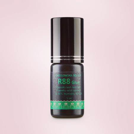 Adeziv R88 Verde, uscare 1-2 sec, rezistenta 8 saptamani, lipici volum extensii gene