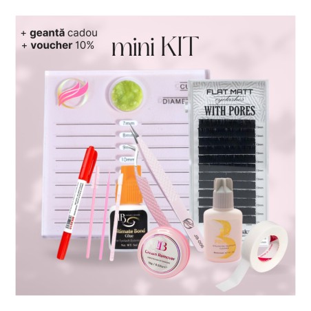 STARTER mini KIT - extensii gene - 11 produse - GEANTA CADOU + 10%VOUCHER