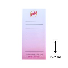 Paleta de sticla, fara marcaje pentru extensiile de gene
