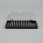 Gene cu sclipici argintii, iBeauty, Premium Glitter, D 0.18, 13 mm