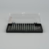 Gene cu sclipici argintii, iBeauty, Premium Glitter, D 0.18, 13 mm