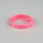 Pink silicon bracelet for tweezer's protection, eyelash extensions
