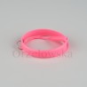 Pink silicon bracelet for tweezer's protection, eyelash extensions