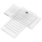 Sets of pallet or teeth glue holders  for eyelash extensions