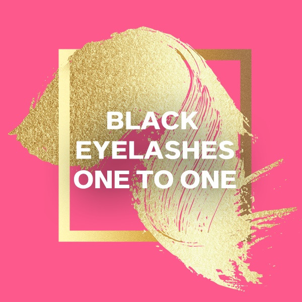 Eyelashes one to one 1:1 →